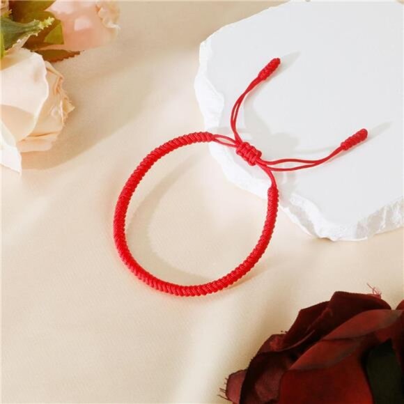 Red String Bracelet, Valentines Kabbalah Red Bracelets for Women Red Gift - Picture 3 of 6
